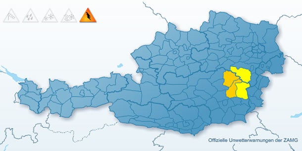 Das waren die heißesten Orte Österreichs