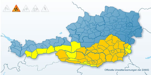 Blitz-Winter: 40 cm Schnee