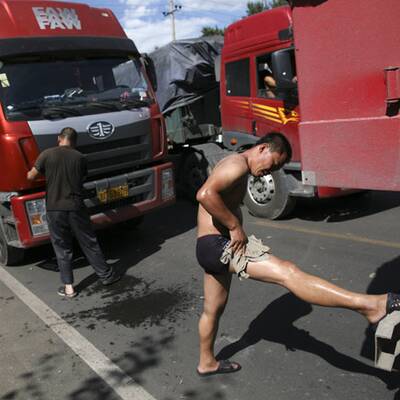 100 Kilometer Stau in China