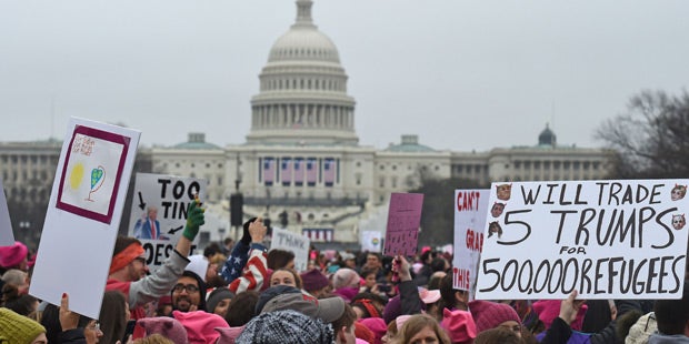 Groß-Demo gegen Trump: Madonna ruft 