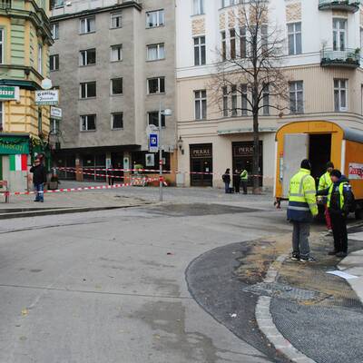 Die Windmühlgasse war bis 13.30 Uhr gesperrt