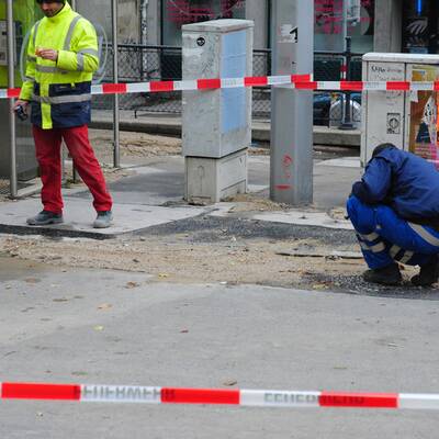 Die Windmühlgasse war bis 13.30 Uhr gesperrt