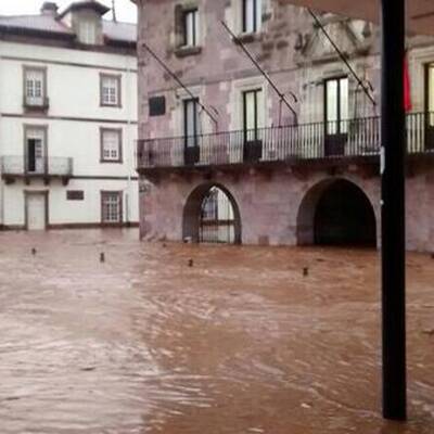 Pamplona unter Wasser