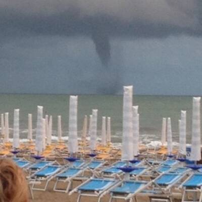 Angst und Staunen am Strand