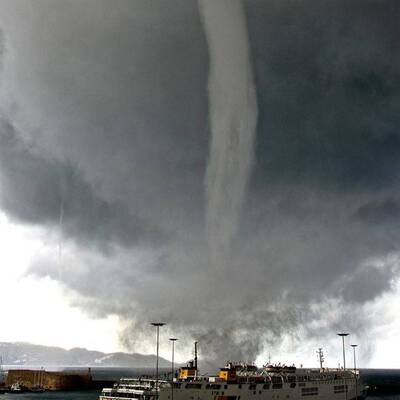 Sogar in Alexandria (Ägypten) schneite es