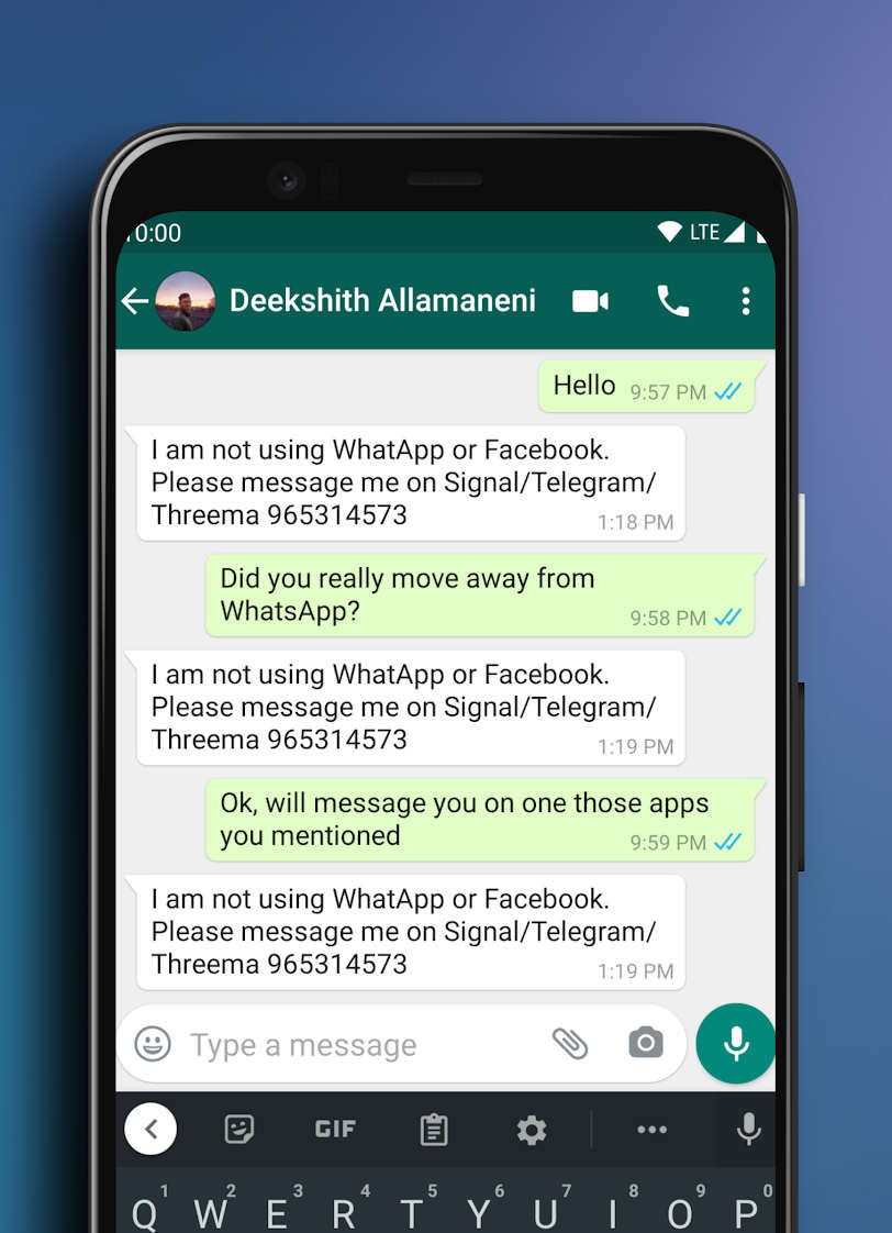 Die wichtigste App für WhatsApp-Aussteiger