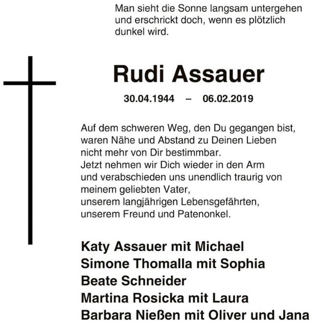 Familien-Krieg vor Assauer-Beerdigung