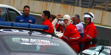 Schwerer Unfall von Mark Webber