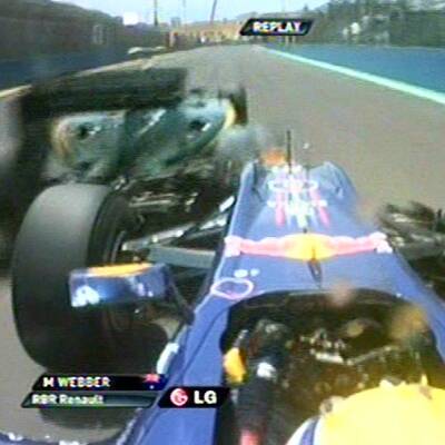 Webber-Abflug mit 300 km/h