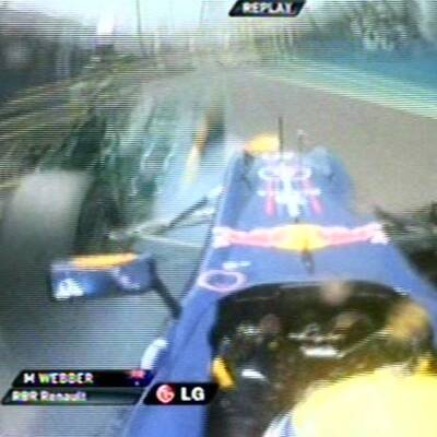 Webber-Abflug mit 300 km/h