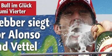 Webber gewinnt im Spanien-GP vor Alonso