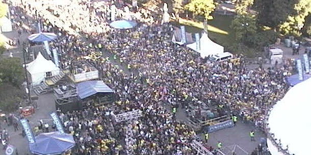 Austria-Feier brachte Rathausplatz zum Beben