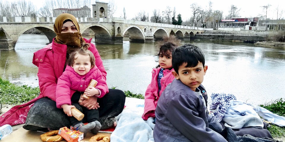 Larissa Eckhardt Flüchtlinge Griechenland Türkei