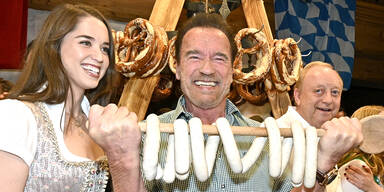 weißwurstparty mit Arnold Schwarzenegger