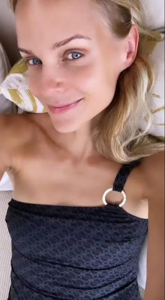 Mirjam Weichselbraun sieht auch ohne Make-up wunderschön aus