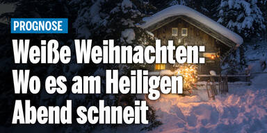 Weiße Weihnachten: Wo es am Heiligen Abend schneit