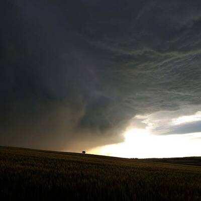 Gewitterwolken im Waldviertel