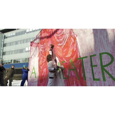 Kunstaktion gegen korruptes Österreich