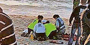 Riesenwelle holte Seniorin beim Spazieren