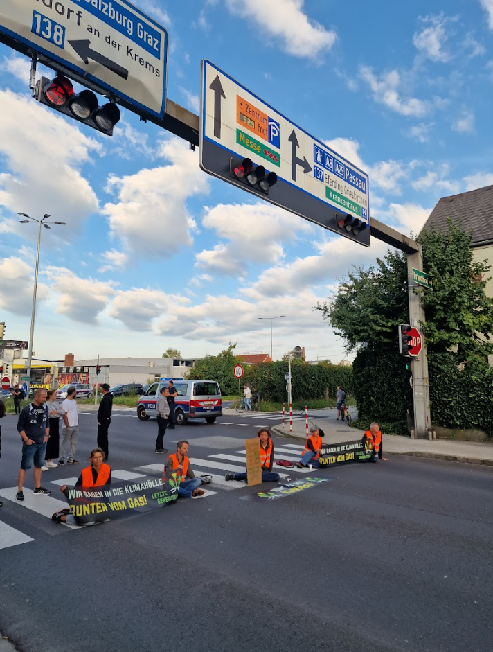 Klima-Protest in Wels