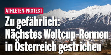 Zu gefährlich: Nächstes Weltcup-Rennen in Österreich gestrichen