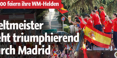 Hunderttausende empfangen WM-Helden
