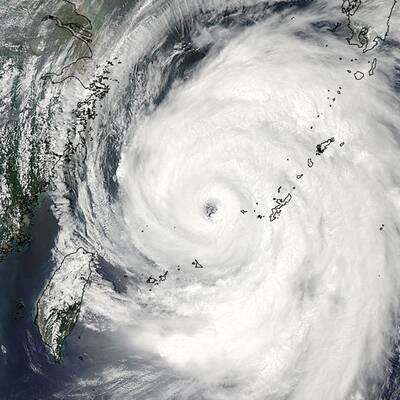 So wütet Taifun Neoguri