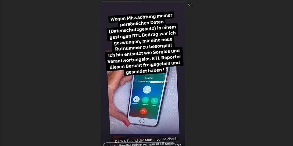 Michael Wendler Telefonnummer