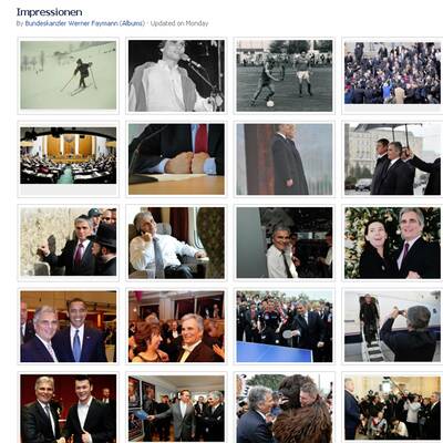 Werner Faymann auf Facebook