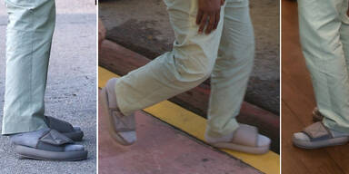 Kanye West Schlapfen