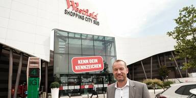  General Manager Zsolt Juhasz von der Westfield Shopping City Süd zieht positive Parkbilanz.
