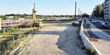 600 Parkpl&auml;tze auf Baustelle.