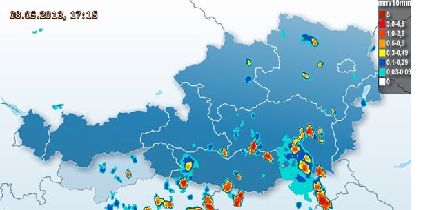 Kein Ende der Unwetter im Osten Österreichs