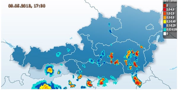 Kein Ende der Unwetter im Osten Österreichs