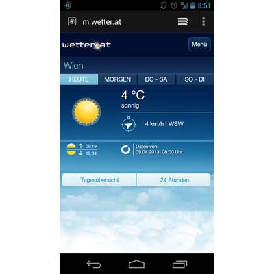 wetter.at goes mobile