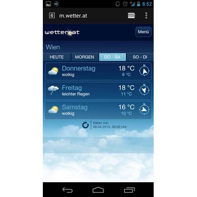 wetter.at goes mobile