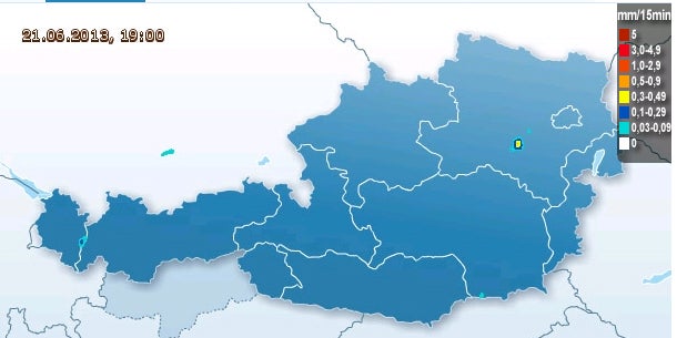 Nach Hitze folgen Regenschauer