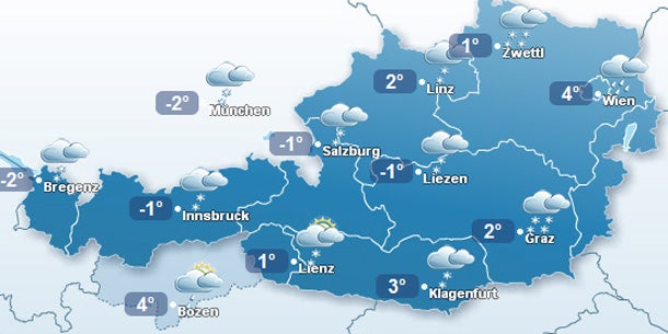 Kaltes Wochenende steht vor der Tür