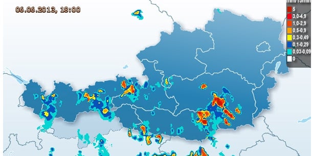 Donaupegel in NÖ sinken