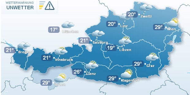 Sommer ade! Jetzt kommt Wetter-Walze