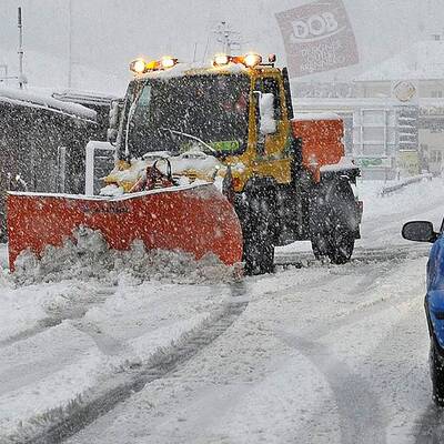 Wintereinbruch in Westösterreich 