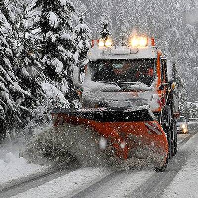 Wintereinbruch in Österreich 