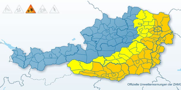 Toter und Verletzte durch Schneechaos
