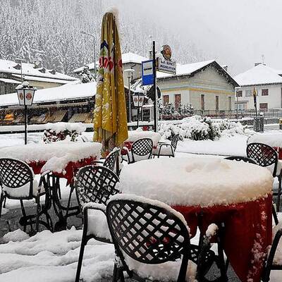 Wintereinbruch in Westösterreich 