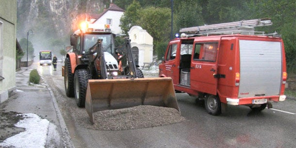 Heftige Gewitter in Österreich