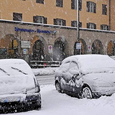 Wintereinbruch in Westösterreich 