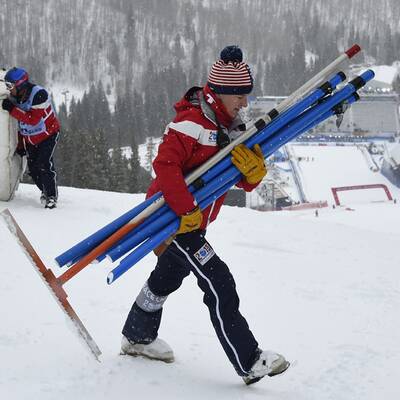 Schlechtwetter verhindert Herren-Super-G