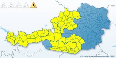 Unwetter zogen über Österreich