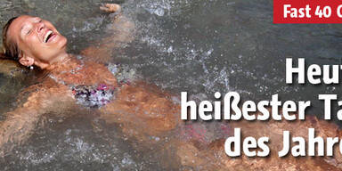 Heute bislang heißester Tag des Jahres