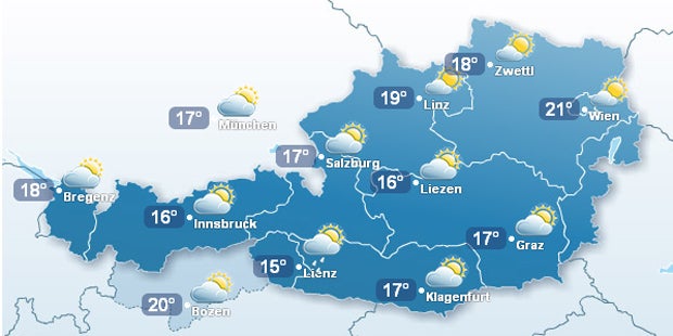 Jetzt kommt 8 Tage sonniges Herbst-Wetter